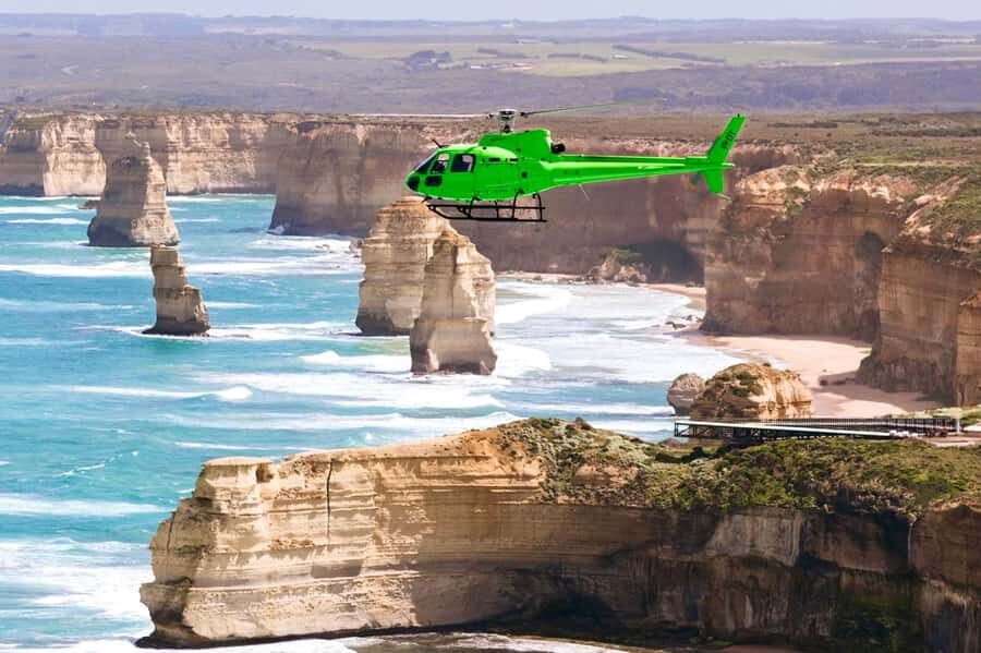 Melbourne: Private Helicopter Flight to the 12 Apostles - Flying over the 12 Apostles: golden stacks and real depth