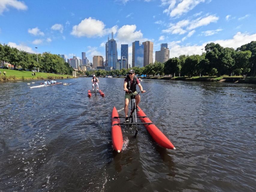 Yarra River, Melbourne Waterbike Tour - The Downstream Loop Back to VRA Landing